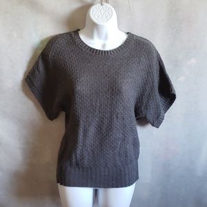 Grey Sweater Short Sleeved